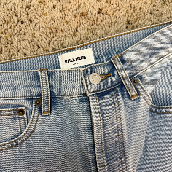 NEW Still Here New York Childhood Jeans Vintage Blue size 26 - Picture 5 of 10
